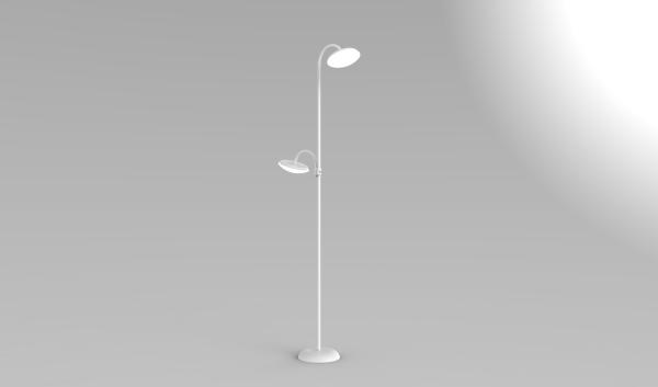2018 Modern Floor Lamps With Led Reading Light For Living Room