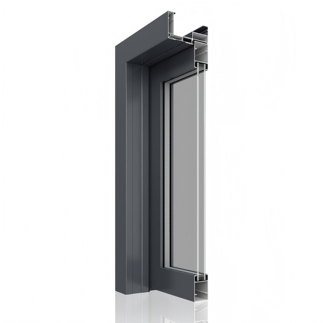 Wind Resistant Stable Exterior Aluminium Casement Doors Heavy Duty 1.4mm Frame