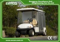 carro bonde do alimento da bateria 48V Trojan que vende o carrinho de golfe com recipiente