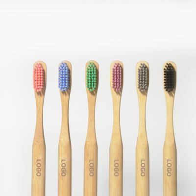 Sustentável biodegradável da escova de dentes 100 de bambu orgânicos reusáveis ergonômicos do curso
