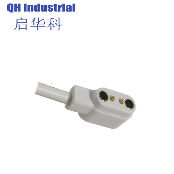 Factory customized 2 3 4 5pin pogo pin magnetic cable pitch smart watch USB magnetic male and female charging cable