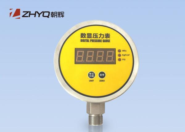 Industrial Digital Pressure Gauge , Digital Water Pressure Gauge Stable Performance