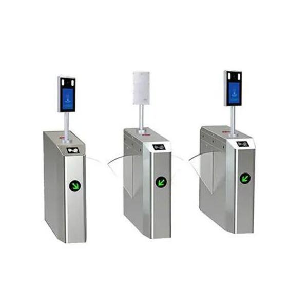 Subway Station Flap Turnstile Gate DC 24V Brushless Motor Bar Code Reader