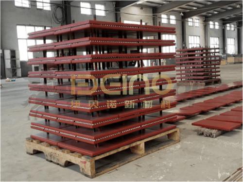 10mm Lining Thickness DN2000 Size Ceramic Sleeve Lined Pipe For Lithium Battery