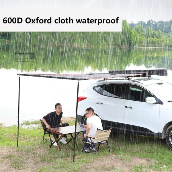 Hot Selling Outdoor Car Awning Tent 4x4 SUV Aluminum Shell Retractable Car Side Awning