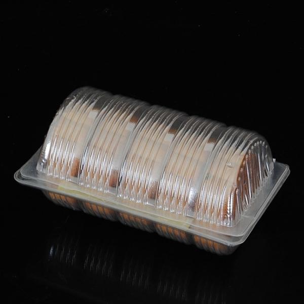 Popular disposable baking cake folding tray food container moulding forming machine