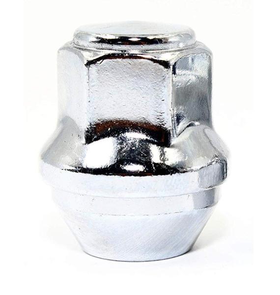19mm Hex Acura Car Accessories / Chrome Large Acorn Seat Lug Nuts 12x1.5mm