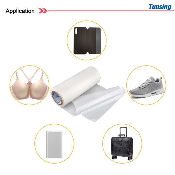 Plastic Polyolefin TPU Hot Melt Double Sided 100 Yards Length For Transfer Printing