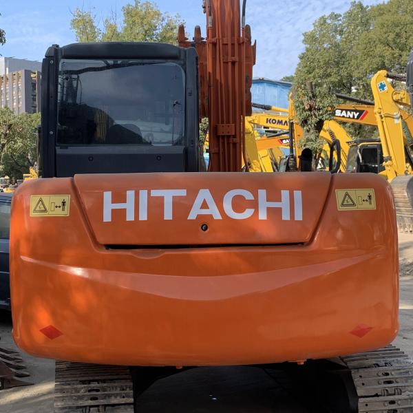 Excavar 6 toneladas de resistente hidráulico com trilhos Hitachi 60 escavadeira de segunda mão, com baixo preço e bom perf de escavação