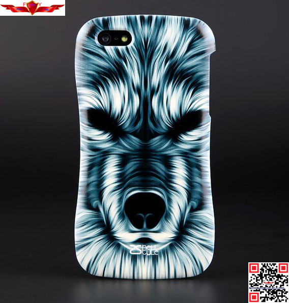 Hot Selling Private 3D Animal Aluminum Bumper Case For Iphone 5/5S With Gift Box