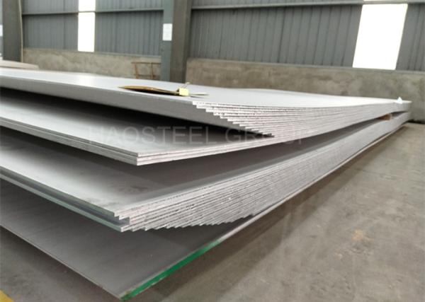 Plat laminé à chaud d'ASTM 316Ti 316H solides solubles, plaque de métal d'acier inoxydable de largeur de 1500mm