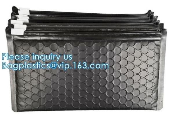 Mailer Slider Air Zip lockk Ploy Bubble Mailing Packaging Bag, Beauty Padded Pouch, Shipping Bags, Envelopes