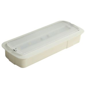 Exterior SMD 5730 LED Rechargeable Emergency Bulkhead Lamp Ni-Cd Battery L116N-C1