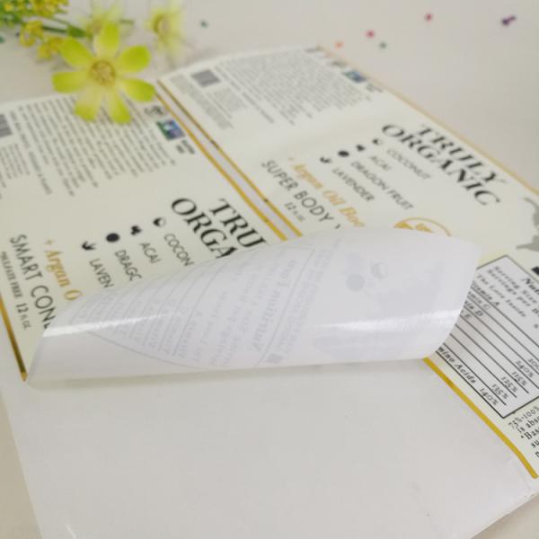 Personalized Custom Sheet Adhesive Food Packaging Label Sticker With Logo Printed For Vinegar Bottle Packaging