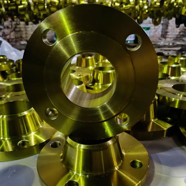 Slip On ANSI Pipe Flange Yellow Painting SCH5s-SCH160 Wall Thickness