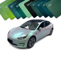 Films en TPU à changement de couleur brillant Résistant aux rayures Emballage automobile Autocollant PPF