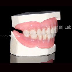 Acrylic Teeth Complete Adsorptive Dentures Customized from China Dental Lab