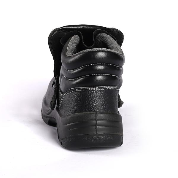 Mesh Lining Material Electrical Hazard Protection Genuine Leather Upper Of Exceptional Safety Shoes