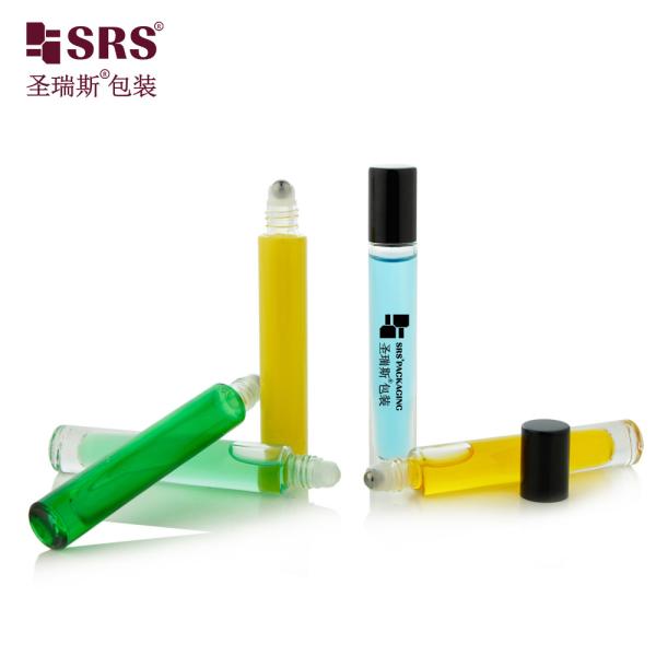 10 мл Круглой формы Пустое стекло Чистое толстое дно Без утечки Эфирные масла Бутылки на роликах