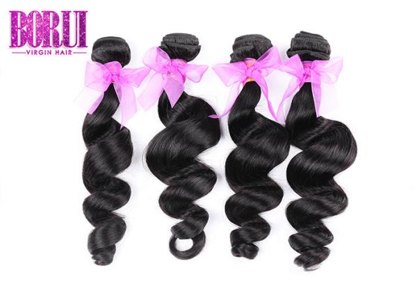 No Shedding Raw Indian Loose Wave , Cuticle Aligned Hair From Very Young Girls