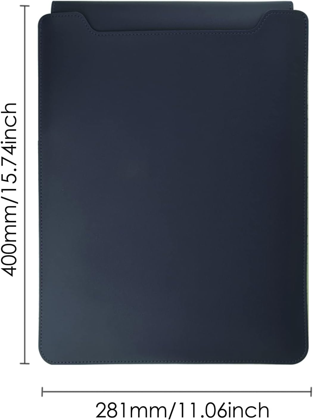 15 16 Inch Laptop Sleeve Case Leather Case with Adjustable Stand for MacBook Pro 16 2021 2019 Sleeve Pouch Blue PU Leather Bags Wholesale OEM/ODM/Private Label