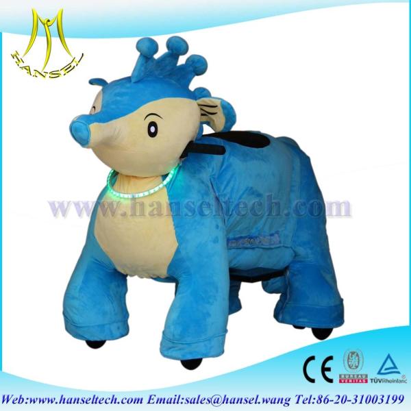 Hansel Guangdong Animal Ride Scooters Stuffed Animals Plush Wheels Mall Ride On Toys
