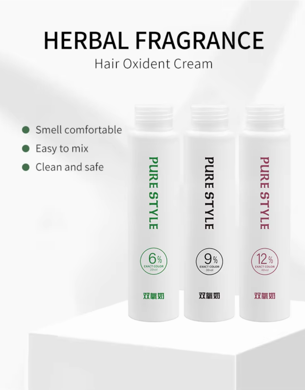 6% 9% 12% Oxidant Hair Developer Cream 100ml for Hair Color Fading Natural Hair Peroxide Cream OEM Hair Color Manufacturer