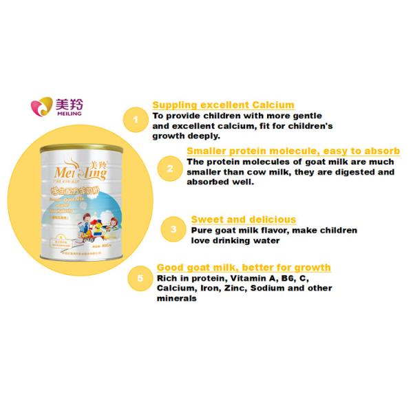 Качество еды 800g сформулировало сухое молоко козы студентов