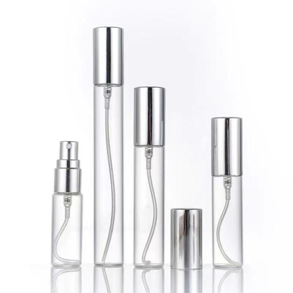 10ml Mini Empty Clear Spray Bottle Glass Perfume Sample Oil Packaging