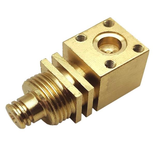 China Customized OEM Brass Machining Parts Pipe Fitting with CNC Machining