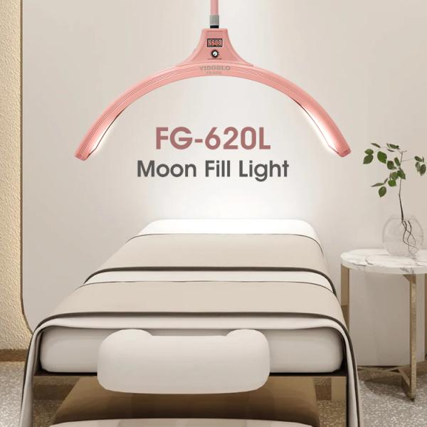 60w Ласши 3200k 6500k Led Half Moonlight Fill Lamp With Tripod Stand For Beauty Makeup Spa (Ледующая лампа с триподом для косметического макияжа)