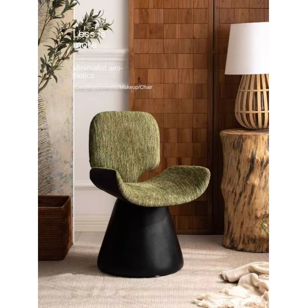 Minimalist Modern Dressing Table Makeup Vanity Chair Creative Backrest Swivel Chair Salon Accent Leisure Home Office Bedroom