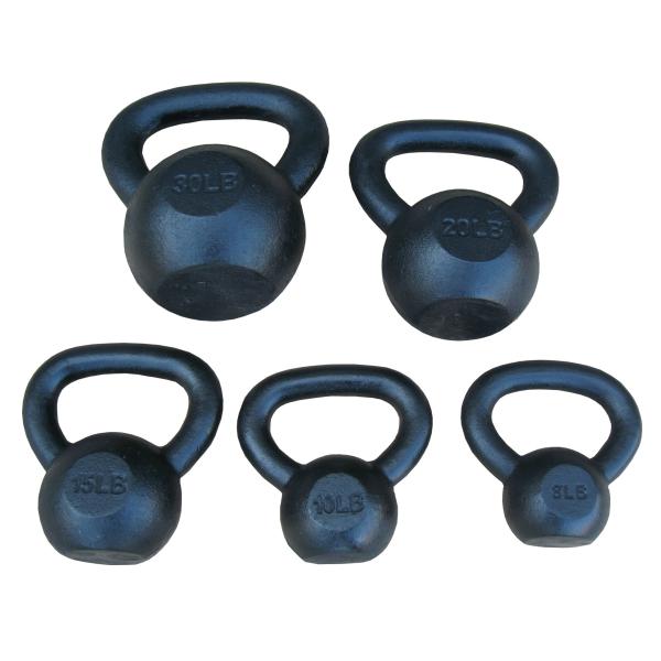 Black Painting Fitness Equipment Kettlebells Cast Iron polished Painting Kettlebell