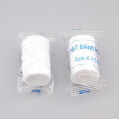 Ataduras cirúrgicas médicas de conformação 4-10m Gauze Bandage de PBT