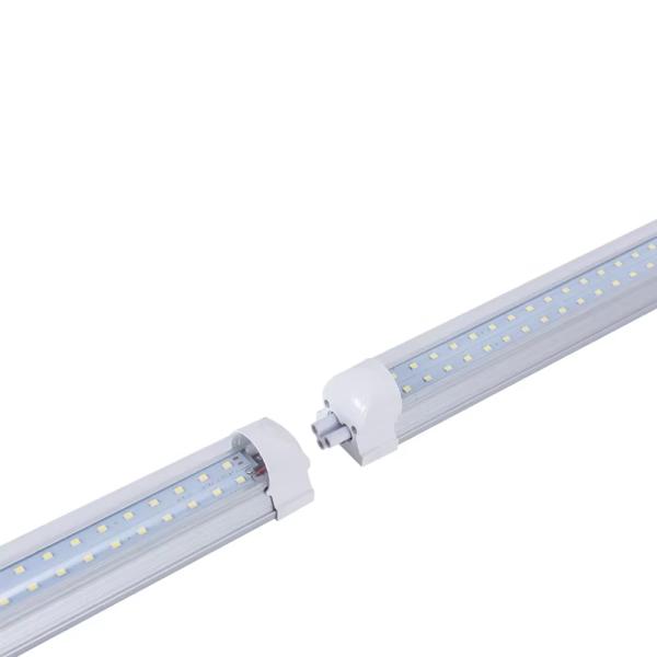 Residential 4ft T8 LED Tube Light Fixture Brightest Double LED for Office Warehouse