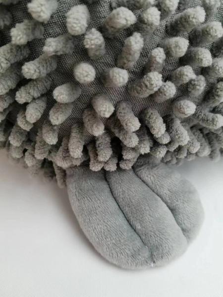 Soft Stuffed Animal Chenille And PP Cotton Filling Adorabal Gray Sea Lion Toy OEM ODM
