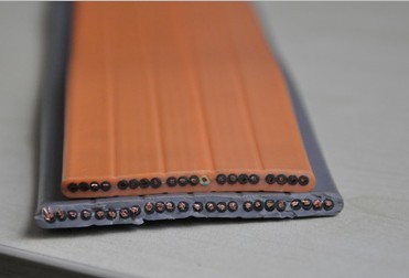 PVC Insulation Flat Elevator Cable, ECHU Traveling Cable