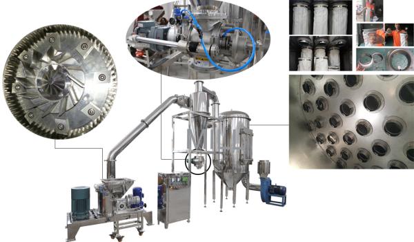 Superfine Moringa Leaf 100Kg/H Fine Powder Grinding Machine