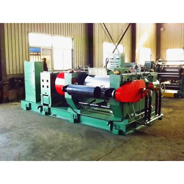 Reclaimed Rubber Refiner Machine with Overload Protection Chilled Cast Iron Rolls and Emergency Stop Mechanism