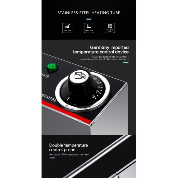 Точный зонд контроля температуры Электрический коммерческий макаронный котёл для кухни 3,5 кВт