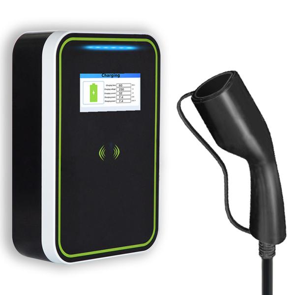 Ev Charger Wall Box  7KW 32 Amp 19.6ft Cable Portable Plug and Play 220V ev charer OEM ODM