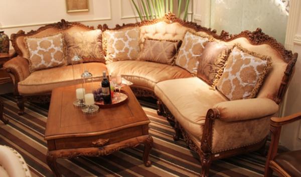 French 4 Seater Corner Sofa