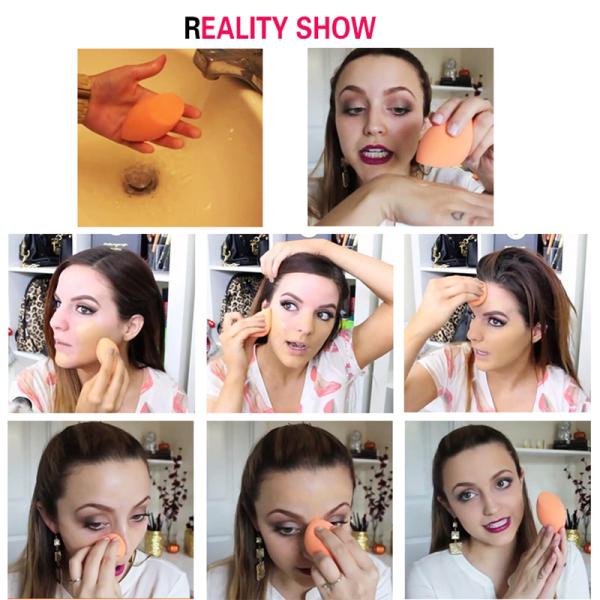 Учреждения красоты макияжа аксессуаров бархата губка макияжа Микрофибер латекса не