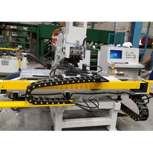 Steel Fabrication Companies CNC Hydraulic Punching Drilling Combined Machine Structural Steel Use