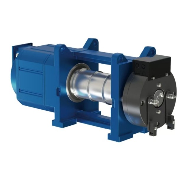 Permanent Magnet Synchronous Gearless Belt Elevator Traction Machine Elevator Parts