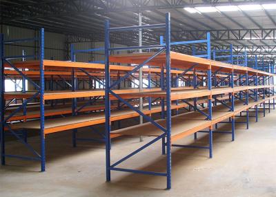 Estábulo de aço longo do painel da prateleira do sistema Boltless do racking do período do armazenamento industrial