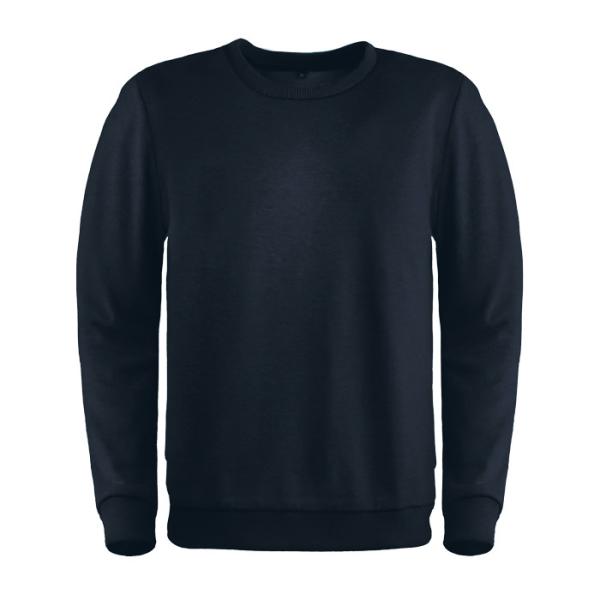 Crew Neck 1x1 Rib Cotton Pullover Hoodie Sweatshirts For Team Group