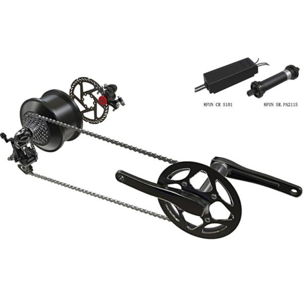 Max Speed 30-50Km/h Customised Carbon Fibre Long Range 26*4 Fat Tyre Mountain E-Bike