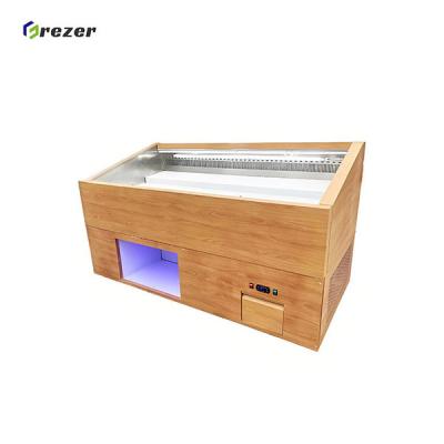 Automatic Defrost Deli Display Freezer Eco Friendly Kebab Display Fridge Commercial