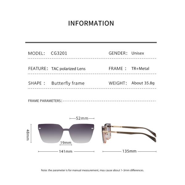 Зажим рамки бабочки на солнечных очках магнитных стекел голубых светлых преграждая